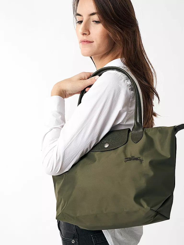LONGCHAMP Le Pliage Green Shopper Medium Fir olive